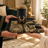 Prayer gift set being presented
